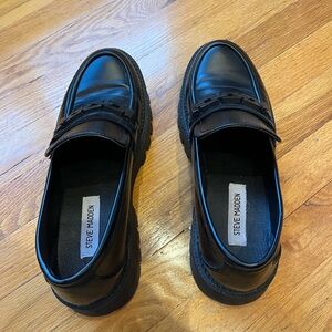 Steve Madden Black Women's Loafers